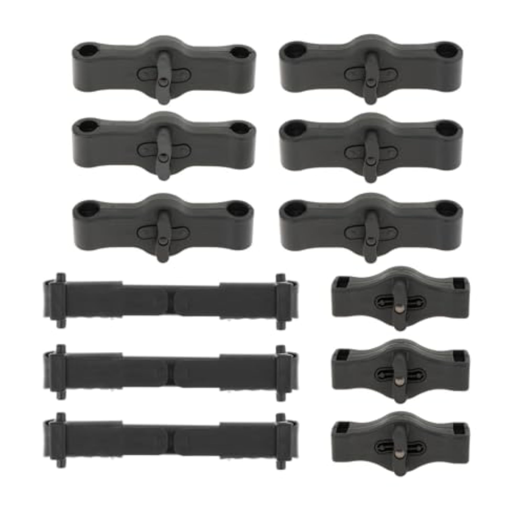 3 Pieces Twin Stroller Connector Safety Adjustable