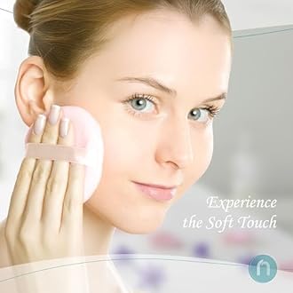 R-NEU Body Powder for Women with Powder Puff, 100% Talc-Free, Majestic Orchid Scented Dusting Powder, After Bath for Soft Skin, Extra Large, 1 Pack (5oz)