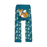 Winter Fox Legging Baby, Toddler Teal
