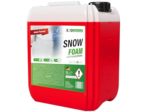 EXO SNOW FOAM | pH-neutral | Autoshampoo | Fahrzeugreiniger mit Duft NEU (5 Liter)