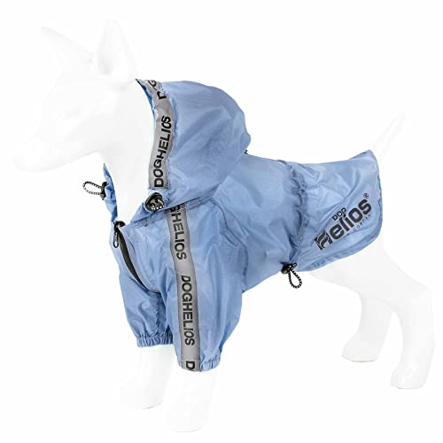 Dog Helios Torrential Shield Adjustable And Waterproof Dog Raincoat Poncho, Md, Blue #TOP3