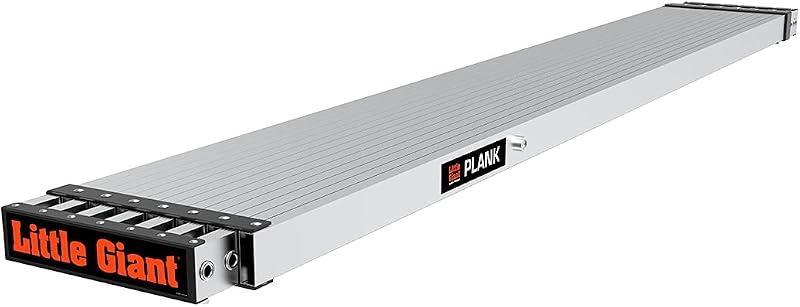 8-13 ft Gray Telescoping Plank, 11813 | 500 lbs. Two-Person Rated, Trestle Brackets Sold Separately, Adjustable