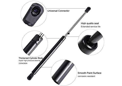 Image of AutoMoto Mild Steel Super Lift Rear Boot Dicky Struts, Shocker, Gas Spring Door Balancer Compatible for Honda Jazz All Model (Set of 2)
