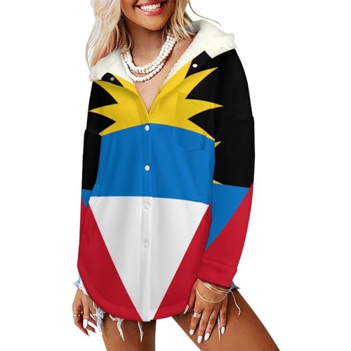 Veste polaire femme doublure chaude sweat à capuche graphique bleu noir avec poches