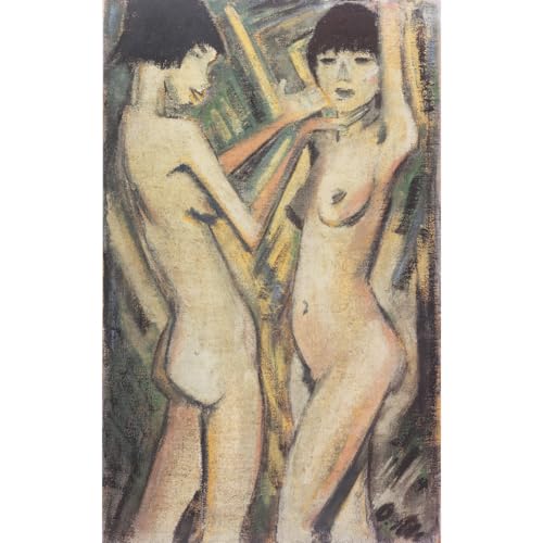 Poster Otto Mueller Zwei Mädchen 101,6x127 cm déco murale expressionniste