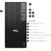 Dell Pro Tower Plus Desktop Computers, Intel 20-Core Ultra 7 265 (13 Tops NPU), 8GB DDR5 RAM, 512GB PCIe SSD, Copilot AI Business PC, DVDRW, 3 DisplayPorts, 2 Type-C, Windows 11 Pro