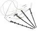 4 Pcs Harry Potter Magic Academy Twig Wand Voldemort Alloy Necklace Cosplay