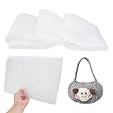 12 Stück Plastic Canvas Sheet Stoff Plastik Stramin 50 x 33cm Kunststoffgitter Kreuzstich Mesh Canvas Needlepoint Canvas Stramin Kunststoffgitter DIY Zubehör für Basteln, Nähprojekte, Handgemachte Bag