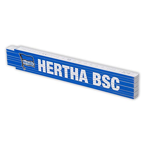 Hertha BSC Berlin Zollstock - Logo - Gliedermaßstab, Schmiege - Plus Lesezeichen I Love Berlin