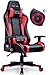 GTPLAYER Chaise Gaming Fauteuil de Bureau Chaise Gamer Music avec Haut-Parleur Bluetooth, Design Ergonomique (Rouge)