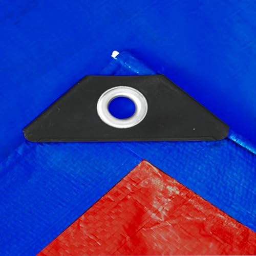 Lona impermeable para exterior de 1.3 x 2.5 m azul en tejido PE de 200g m2 2