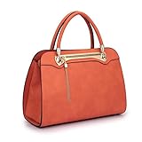 Women Structured Satchel Handbag Top Handle Purses Fashion Shoulder Bag with Fringed Tassel