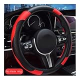 Sicheres und rutschfestes Design: Die Lenkradabdeckung verfügt über ein rutschfestes Design verbessert den Grip verbessert die Lenkradkontrolle und macht das Fahren sicherer.