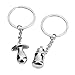 Amosfun Porte Clés Couple Amour Créatif Bouteille de Lait Pendentif