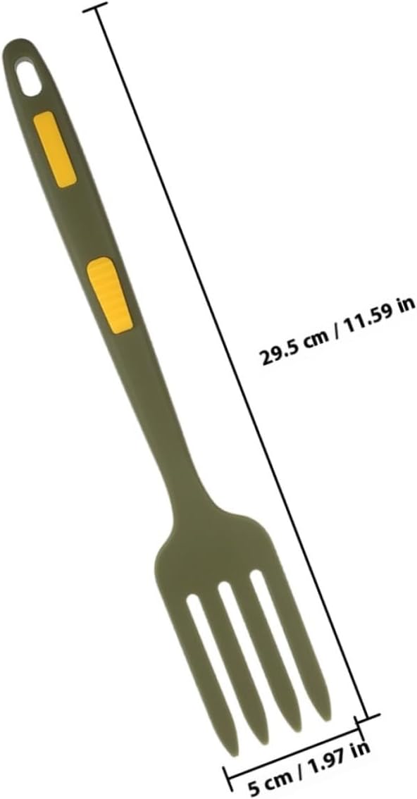 2pcs Silicone Salad Forks, Convenient Dinner Utensils for Hotels Camping