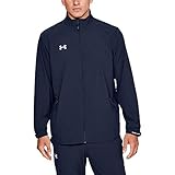 Under Armour Men's Hockey Warm Up Jacket, Midnight Navy (410)/White, Small