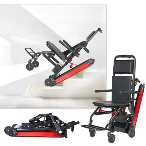 Puede Subir Y Bajar Escaleras Silla,Salvaescaleras Para Personas Mayores,Silla Plegable Portátil Escalera,Elevadores De Escaleras Eléctricos,Con Batería De Litio 13Ah,Carga 169 Kg