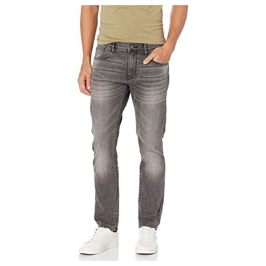 A|X Armani Exchange Men's J13-Slim Fit, Grey Denim, 31S