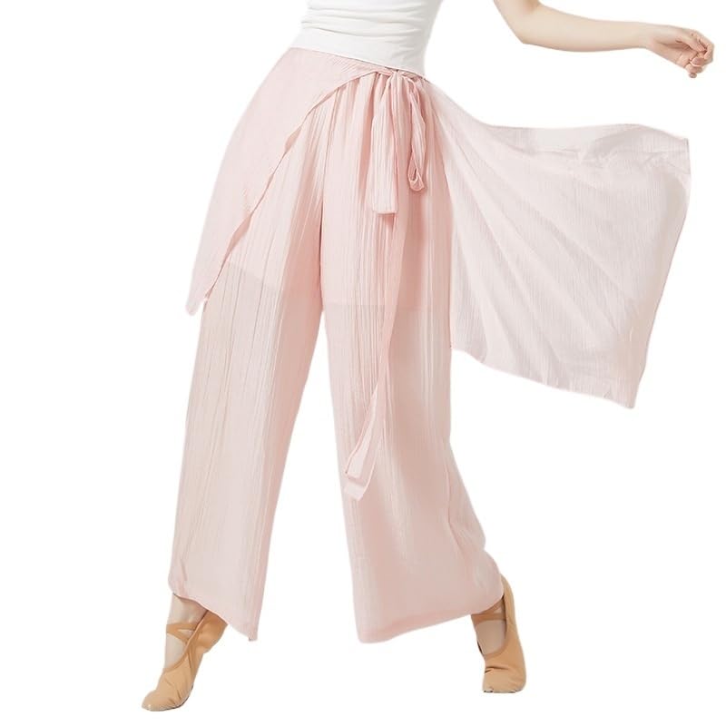 Pantalones de baile holgados para mujer con cordón ajustable ideal para danza moderna