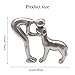 Silver Human and Dog Statue Decoration, Cute Pet Sculpture Home Decor Tabletop Ornament Office Living Room Bedroom Home, for Dog Lovers Friends Family Decoration