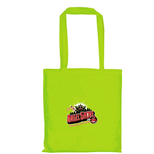 Sac en tissu vert pomme 38x42 cm | Cabas réutilisable en coton mixte pour vos courses au quotidien