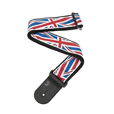 Woven Union Jack Guitar Strap