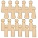 Bambola Piolo di Legno, smatime 20Pcs Peg Doll Legno, 62mm 57mm Piolo di Legno Bambola, Gente di Legno Non Finita, Bamboline in Legno Grezzo per la Pittura, Progetti artistici Artigianali Decorativo