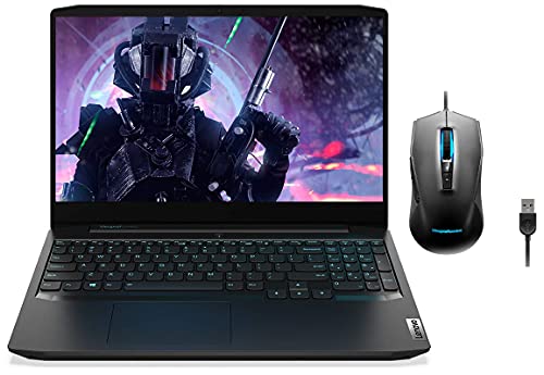 Image of Lenovo IdeaPad Gaming 3 i5 10th Gen 15.6 inch FHD IPS Laptop (8GB /1TB HDD + 256GB SSD /W10 /GTX 1650Ti /Onyx Black /2.2Kg) 81Y400VBIN + Ideapad M100 RGB Gaming Mouse (7 Buttons, 7 Color LED, 3200DPI)