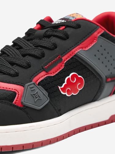 Image of The Souled Store Naruto Shippuden: The Rogue Shinobi Men and Boys Lace Up Low Top Sneakers