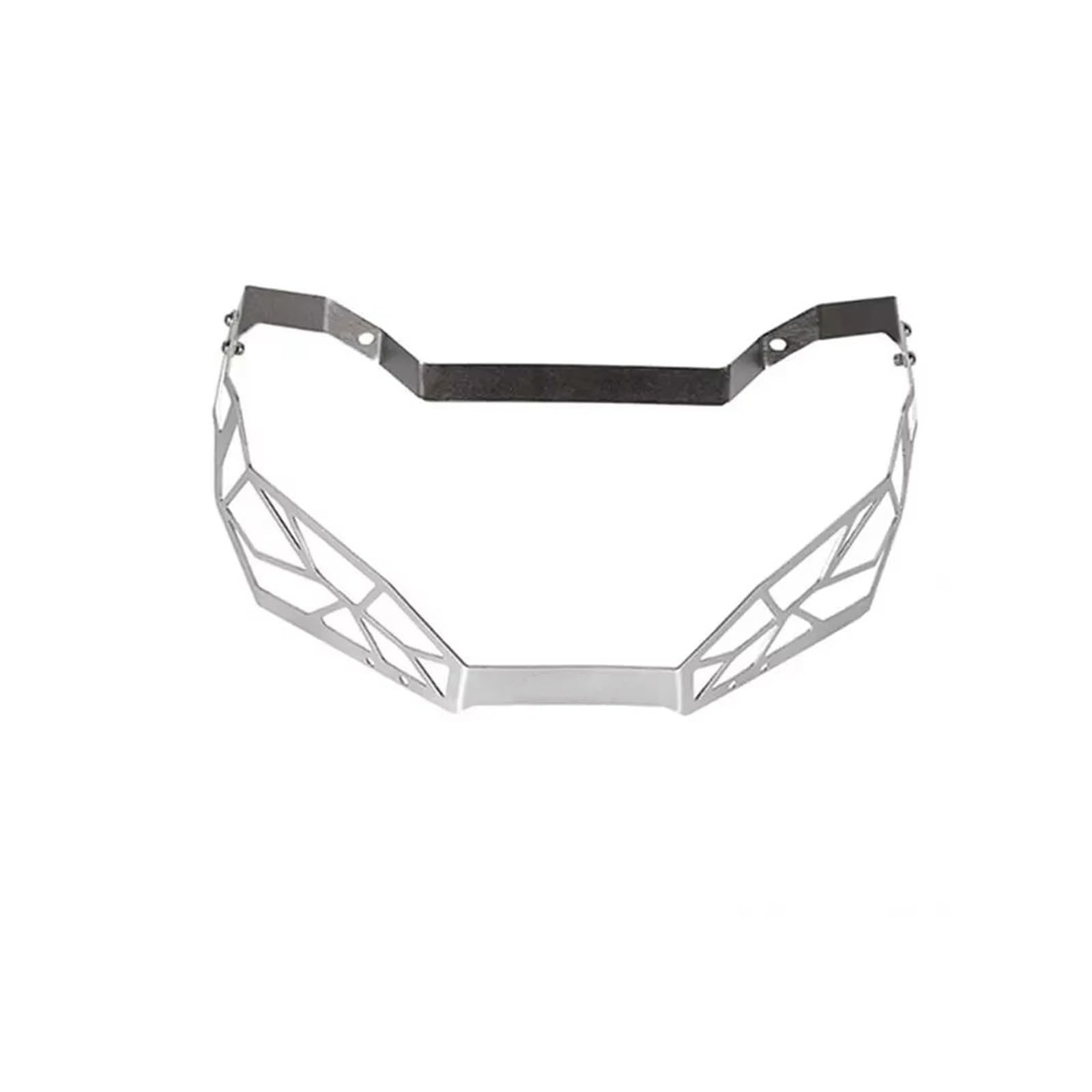 Protection phare CFMOTO 800MT finition argentée en métal robuste de qualité - 4