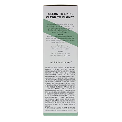 Ren Clean Skincare Facial Moisturizer - Evercalm Global Protection Day Cream Proven To Calm Skin - Shea Butter & Antioxidants Nourish & Reduce Redness - Cruelty Free & Vegan Face Cream, 1.7 Fl Oz #TOP7