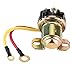 Dweekiy Starter Relay 12-24V 150A Manual Normally Open Black Screw Mount Relay for Motorcycles Cars