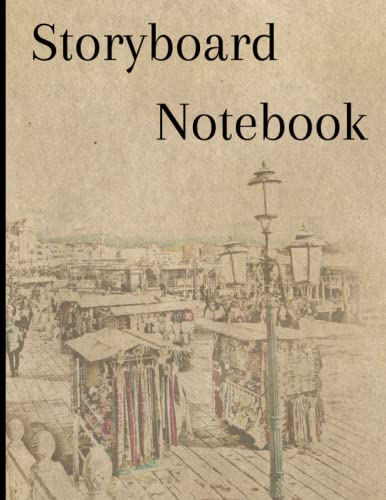Storyboard Notebook: Sketchbook Template Panel Pages for Storytelling / Illustration Template Book for Creative Storytellers, Directors or Animators