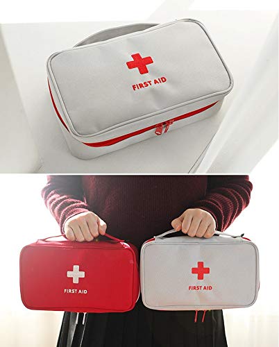 Bolsa de primeiros socorros – kit de primeiros socorros vazia para casa, ao ar livre, viagem, acampa