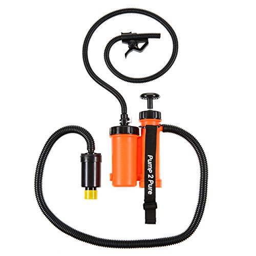 Seychelle Portable Water Filter Camping Pump - Outdoors, Hiking, Travel, Emergency Preparedness - Pocket Size