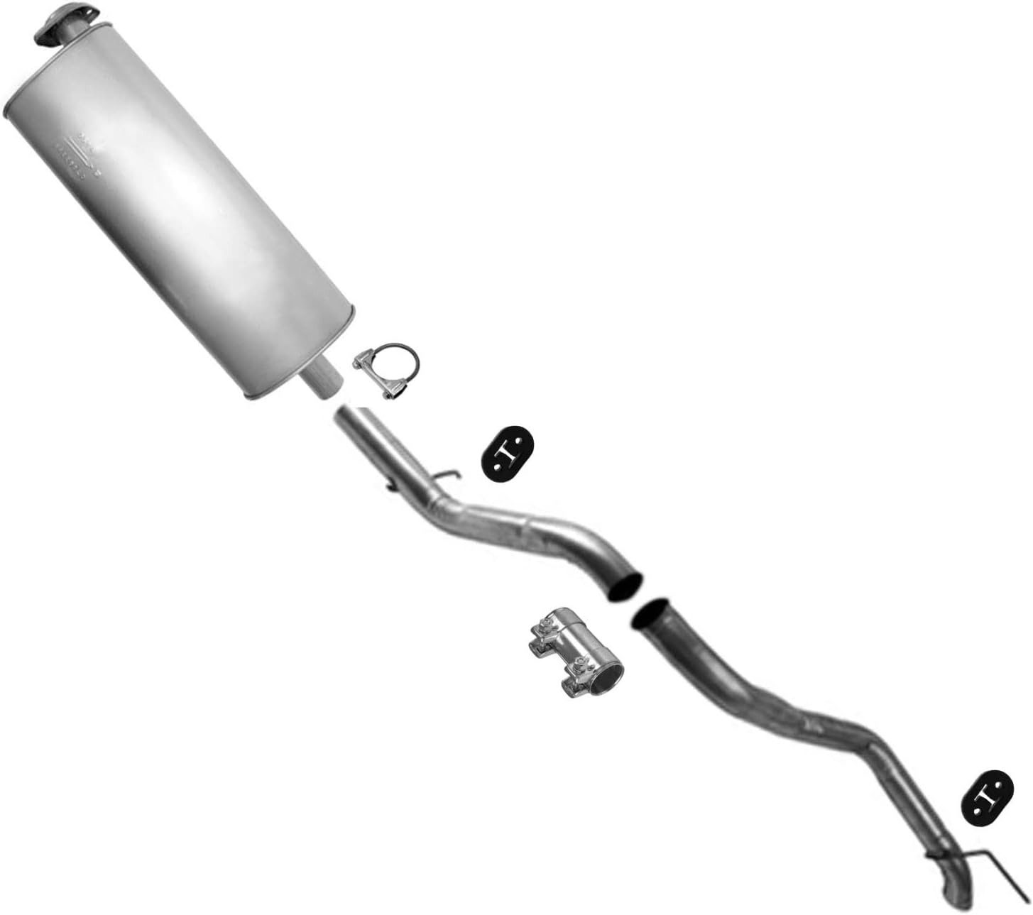 Muffler Exhaust Pipe System Fits Replacement Parts For 2005 2006 2007 2008 2009 2010 Jeep Grand Cherokee 3.7L 05-09 4.7L