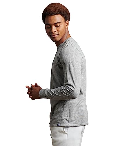 Image of Russell Athletic Men's Basic Cotton Long-Sleeve T-Shirt