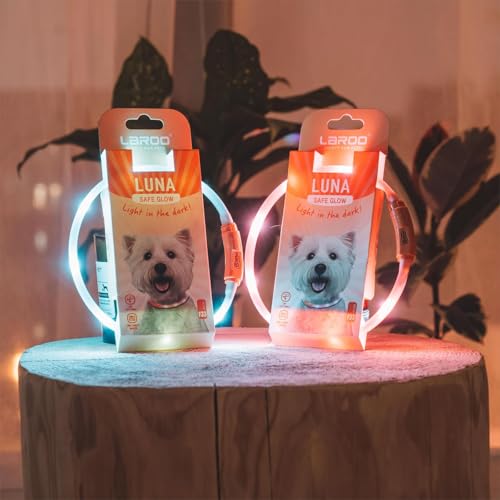犬猫用LED光る首輪 45cm - 画像 1