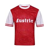 SINLEISI Austria Fan Soccer Jersey for 2026 World Cup Fan Soccer Jersey (Austria, Medium) White