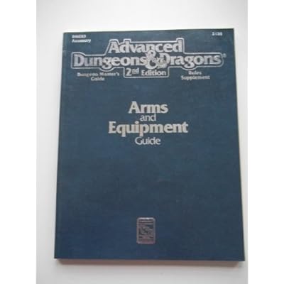 Dungeon Masters Arms and Equipment Guide