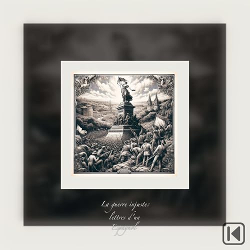 Page de couverture de La guerre injuste: lettres d'un Espagnol