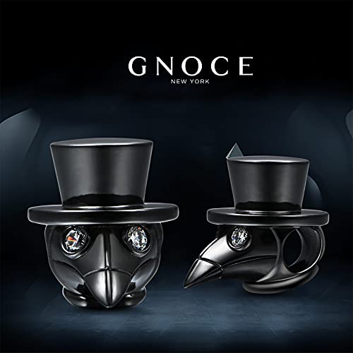 Image of GNOCE Skull Charm Bead Silver Pendant Dangle Charms fit Bracelet /Necklace Jewelry Gift for Women Men