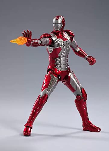Ovonni Ironman Mk5 Action Figure,7 Inch Exquisite Painting All Joints Movable Collection Toy #TOP3