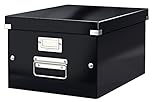 Leitz A4 Storage Box, Click and Store Range 60440095 - Medium, Black