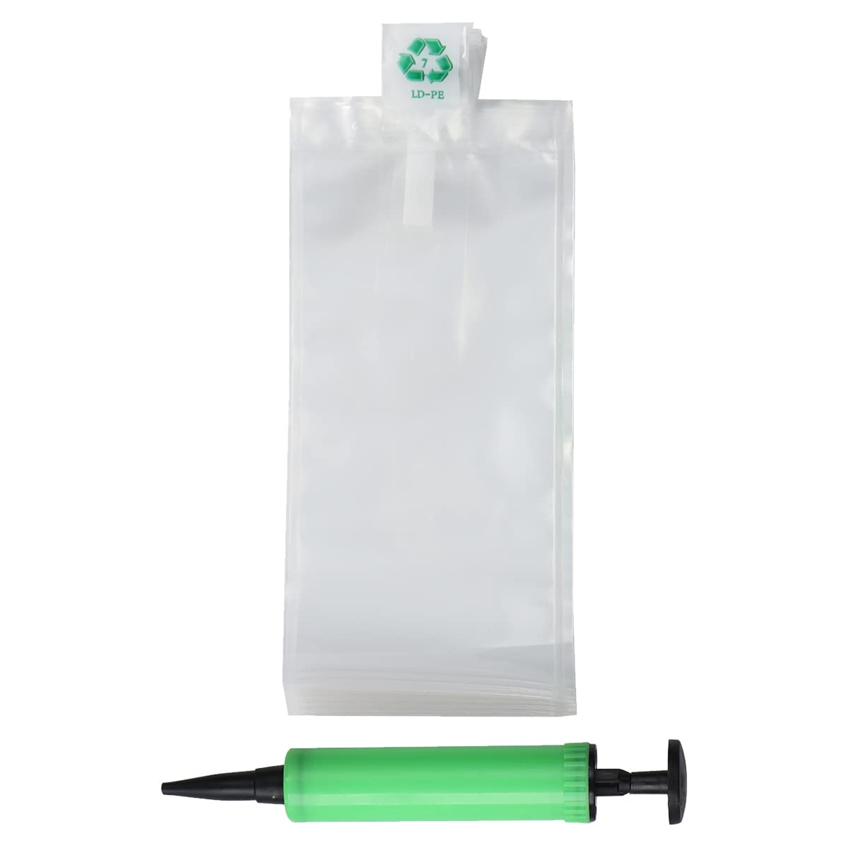 Packing Air Bags, Clear Plastic Inflatable Packaging Protective Bags, Air Inflatable Packaging Bags, 50 Pieces, 4 x 8 Inches