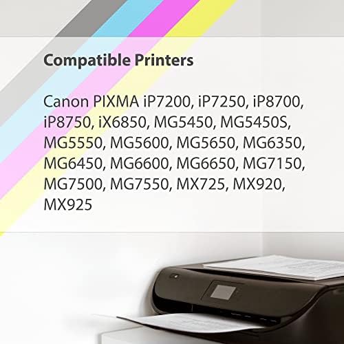 1 Go Inks Set of 5 Ink Cartridges to replace Canon PGI-550 & CLI-551 Compatible/non-OEM for PIXMA Printers (5 Pack)