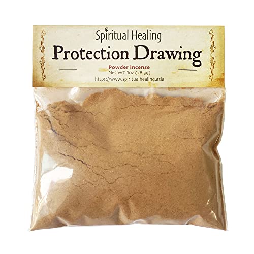 Spiritual Healing - Protection Powder Incense, Protection Incense, Makko Powder, Incense Making Kit, Money Drawing Powder, Incense Powder, Handcrafted With Herbs - 1 Oz #TOP2