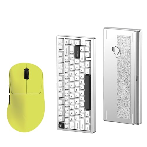 WOBKEY Rainy 75 ���J�j�J���L�[�{�[�h(Pro (�V���o�[ �p���z��))�{RAPOO �Q�[�~���O�}�E�X(VT3s MAX Yellow)