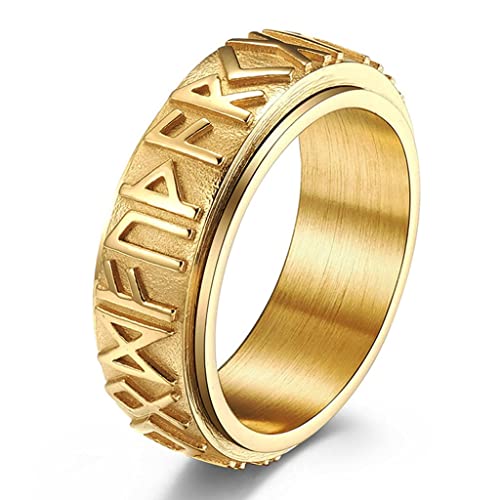 Bijoux mythologie nordique : bague homme runes d'Odin, le cadeau vintage idéal