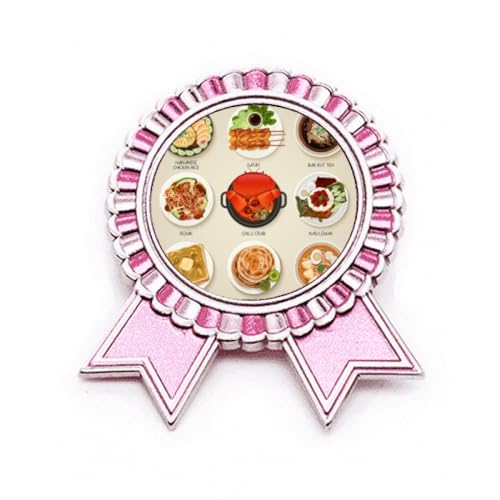 Broche Singapour en métal durable pour remplacer les pin's fragiles